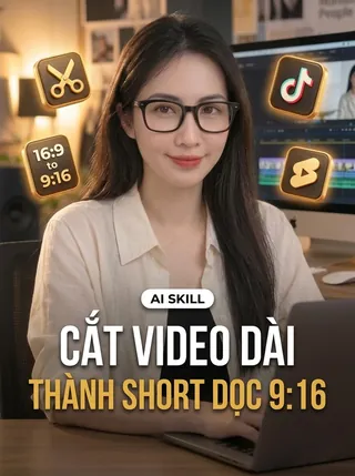 Cắt video dài thành nhiều short