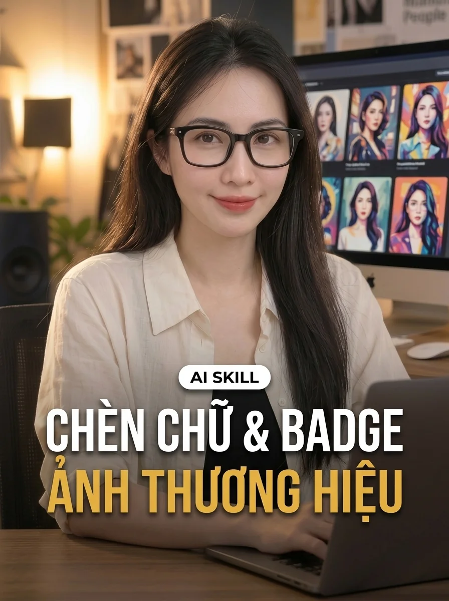 KOL Mai - Hình mẫu thương hiệu cá nhân Adam Uses AI
