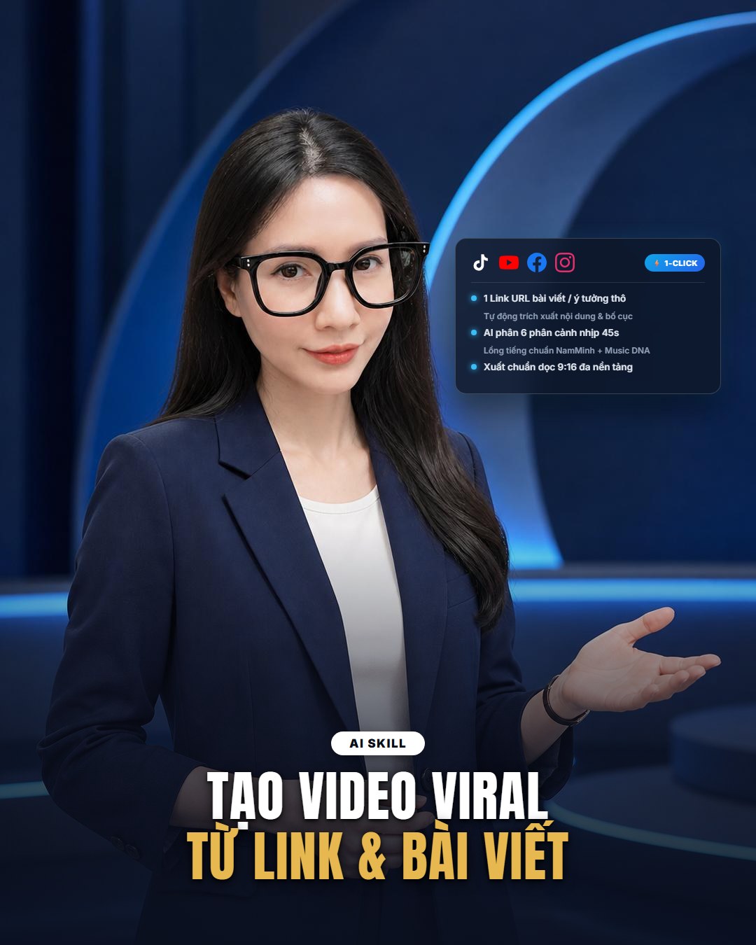 Sản xuất video AI triệu view